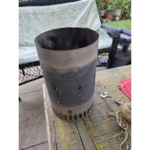 Weber Rapidfire Chimney Starter for Fast Charcoal Lighting BBQ Grill Tool